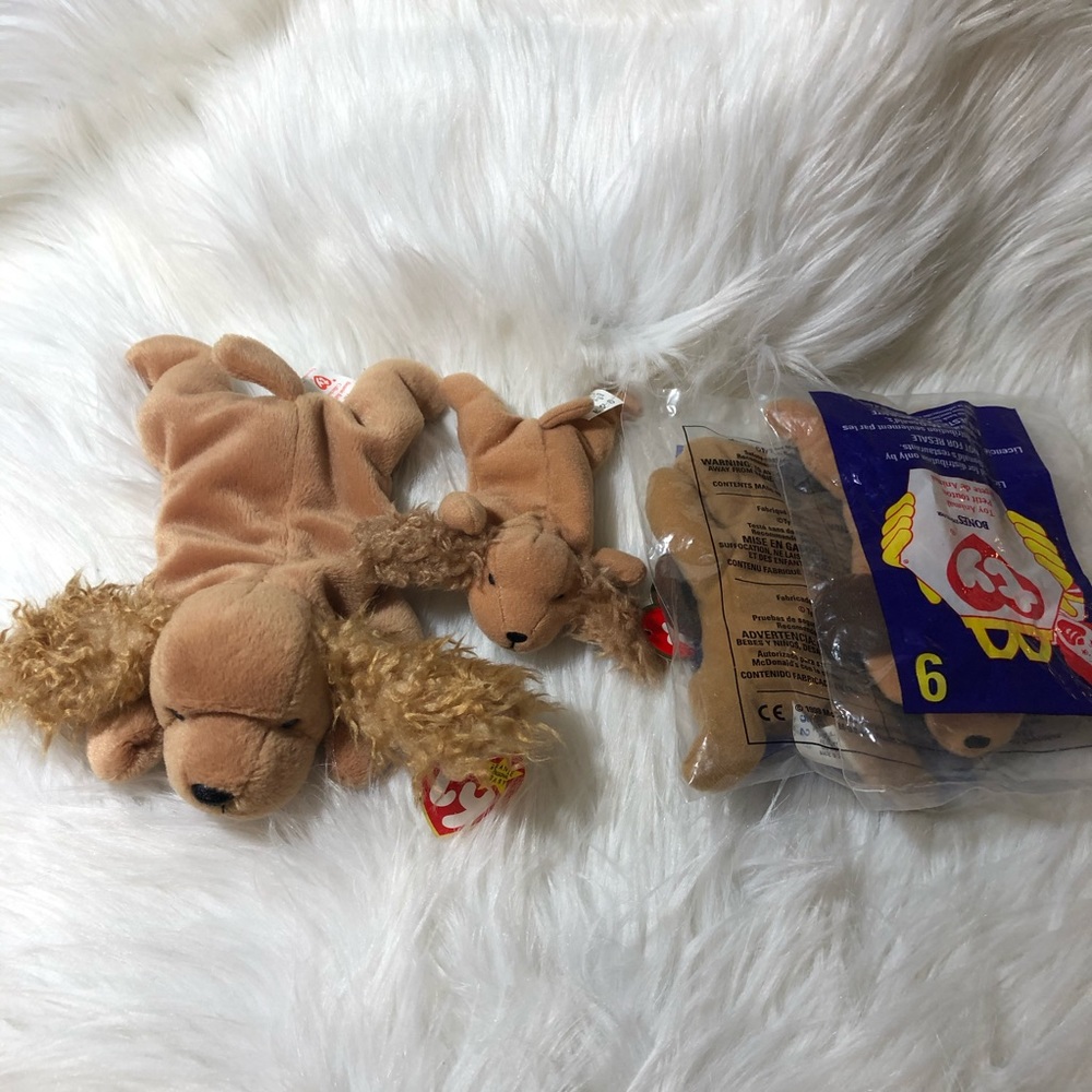 TY Beanie Baby Spunky the Cocker Spaniel Plush